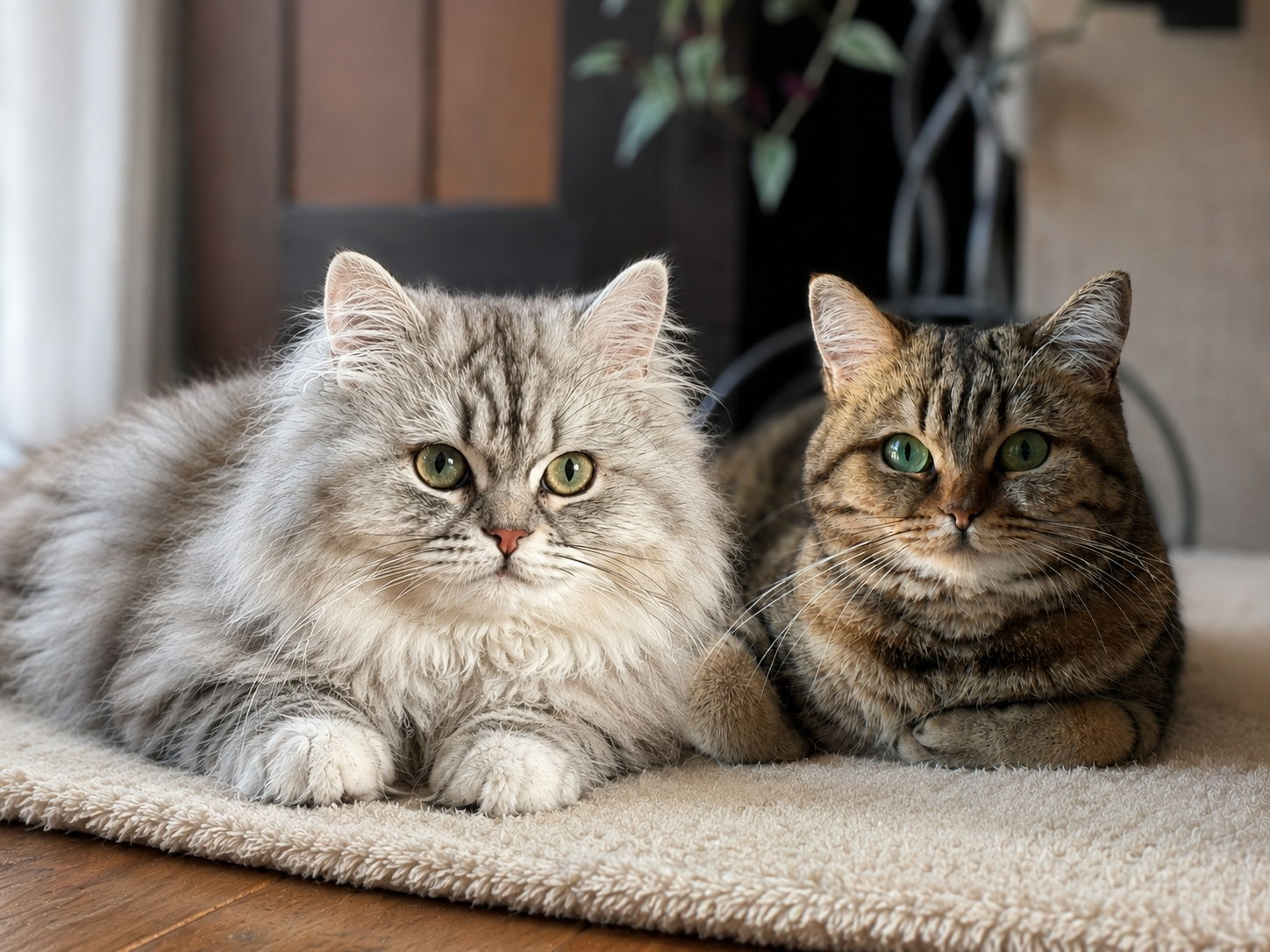 Kat van Cattery Boltwhiskers in huiselijke omgeving